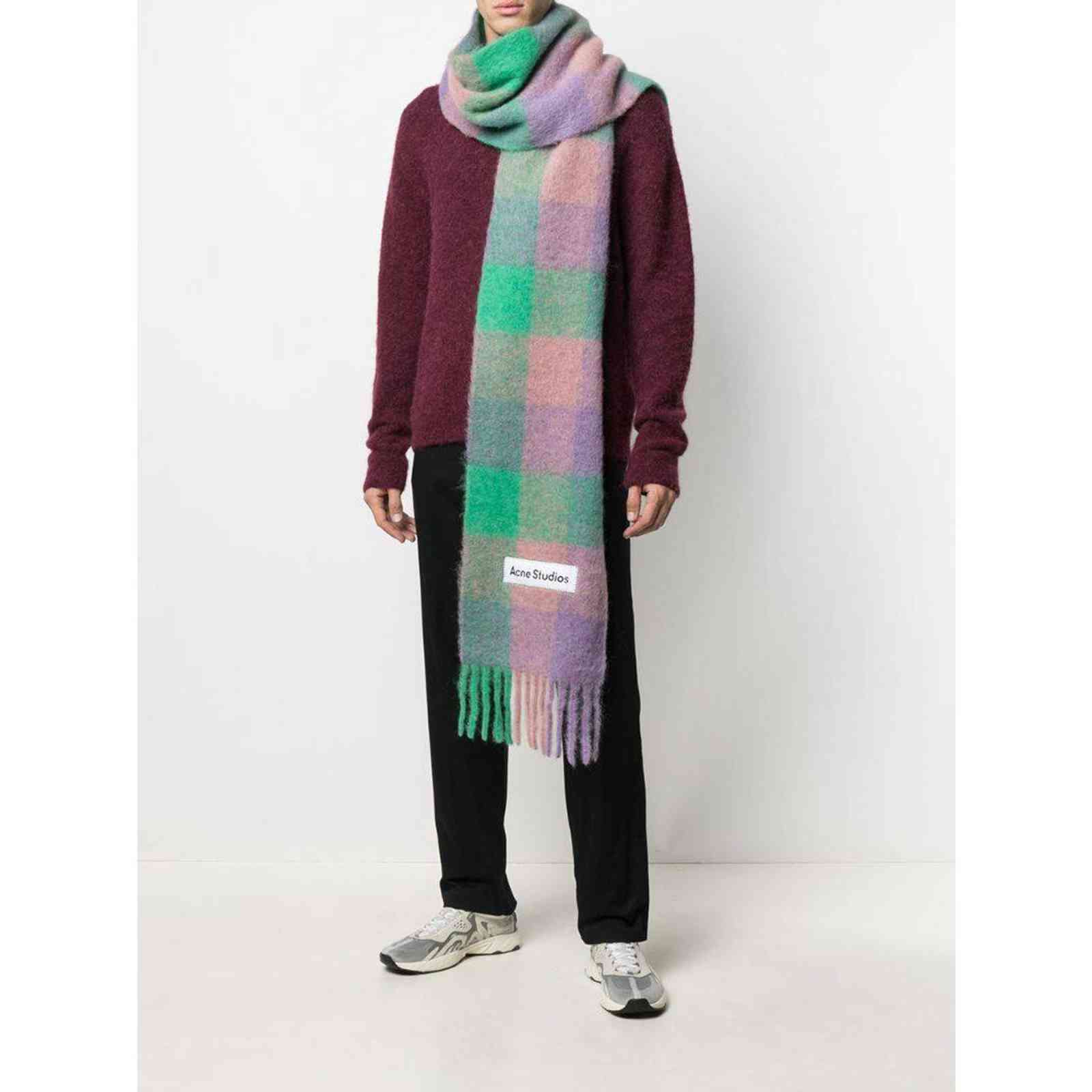 

2021 spring new trend warm multicolor Plaid Scarf Shawl ca0084-cnh