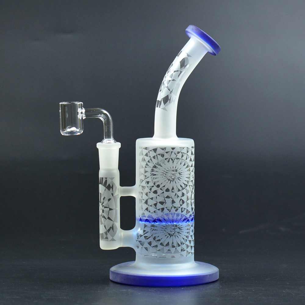 

10" Hookah Bong Dab Rig with Quartz Banger Wheel Filter Percolator Water Pipe Recycler Heady Glass Oil Rigs Ash Catcher Splash Guard Sm