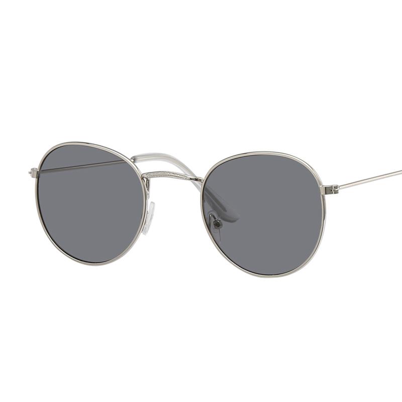 

Sunglasses Retro Oval Women's Transparent Glasses Round Brand Designer