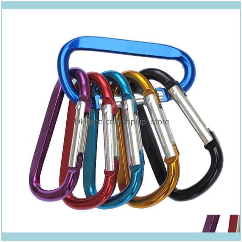 

Outdoor Gadgets And Hiking Sports & Outdoorsaluminum D Shape Buckle Carabiner Survial Key Chain Carabine Hook Clip Camping Equipment Edc Par