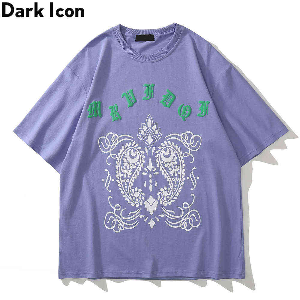 

Print Hip Hop Tshirts Summ Streetwear Oversized Men's T-shirt Lover Clothes 210603, Black