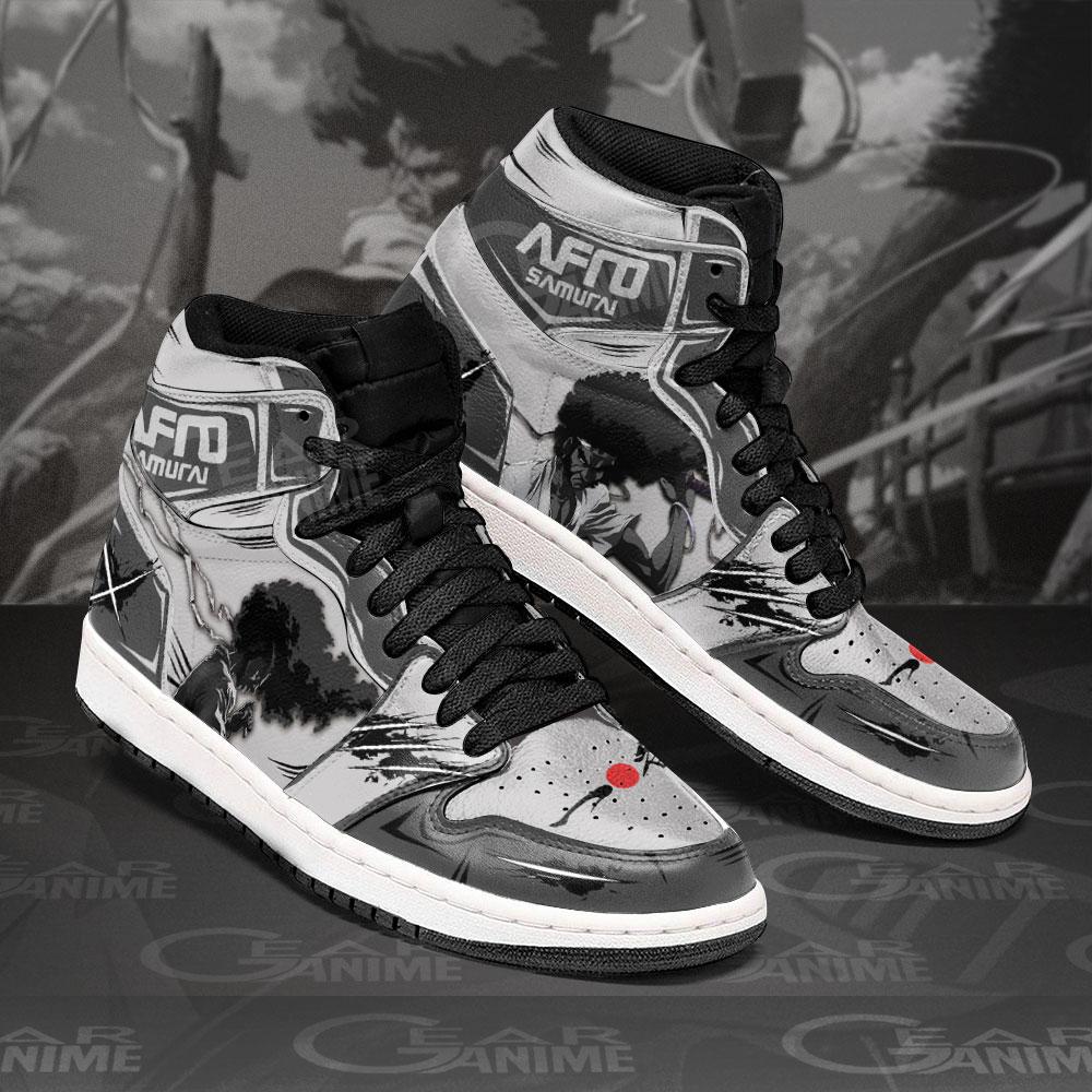 

DIY Anime Fan Sneakers Afro Samurai Shoes Boots Mens Womens Basketball Shoes Jumpman 1 Model Custom Trainers Casual shoe, Green