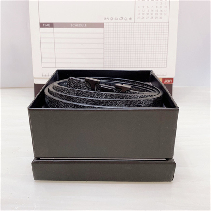

2021 High Quality Belts for jeans designer accessories Waistband Genuine Leather Plaid Smooth buckle Black Mens Belt party favors gift box, With box