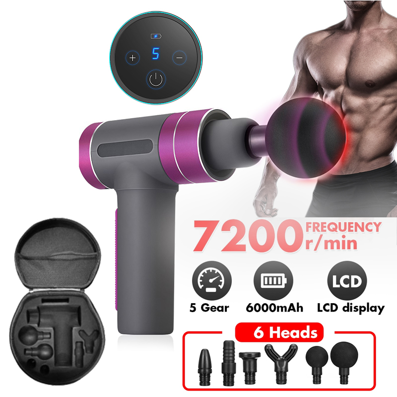 

Professional Massage Gun Deep Tissue Percussion Electric Massager Facial Gun Handheld Massager For Body Pain Relief Neck Muscle
