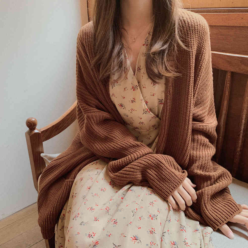 S XL Plus Size Spring Girls Boho Party Chiffon Female Vintage Dress Print Sleeve Women Dresses Long Robe Vestido 210417Z