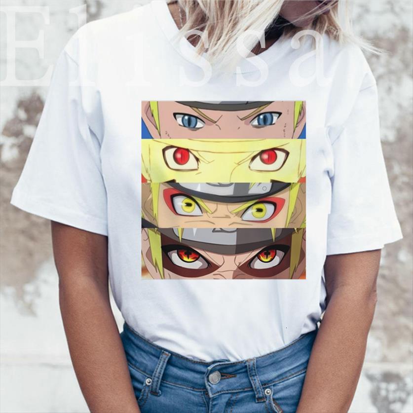

naruto harajuku funny cartoon women fashion japanese anime sasuke ullzang graphic 90s, White
