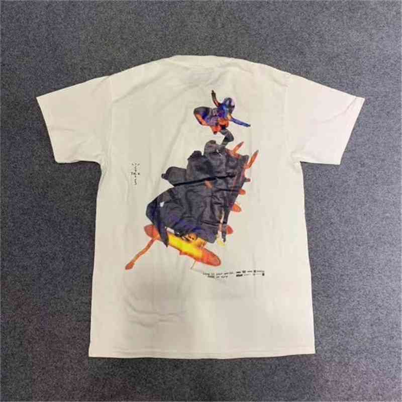 

Travis Scott T-shirt Cactus Jack Astro Jackboys T Shirt High Quality 210420, White;black