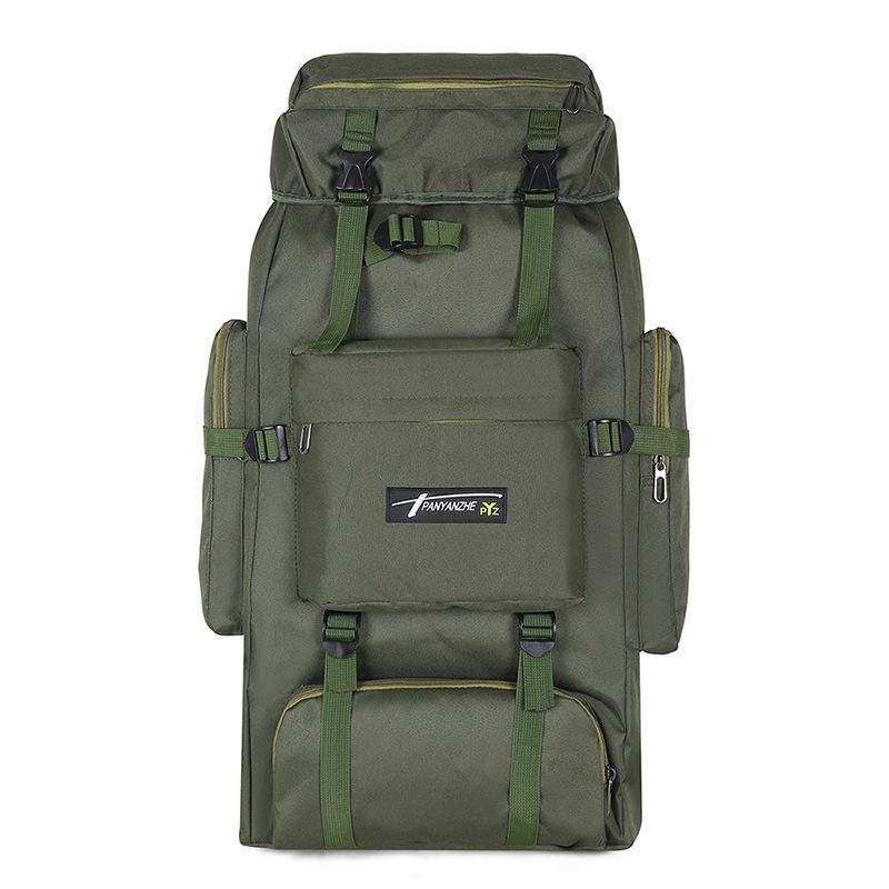 

Backpack 70L Outdoor Bags Molle Military Army Tactical Backpacks Rucksack Sports Bag Waterproof Camping Hiking Climbing Travel, Black
