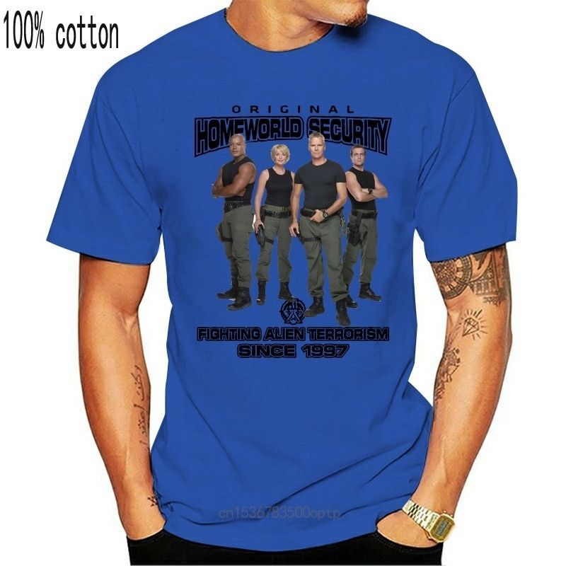 

boys tee Stargate SG-1 Original Homeworld Security Mens Unisex T-Shirt Available Sm - 3xChildren's clothing, Blue