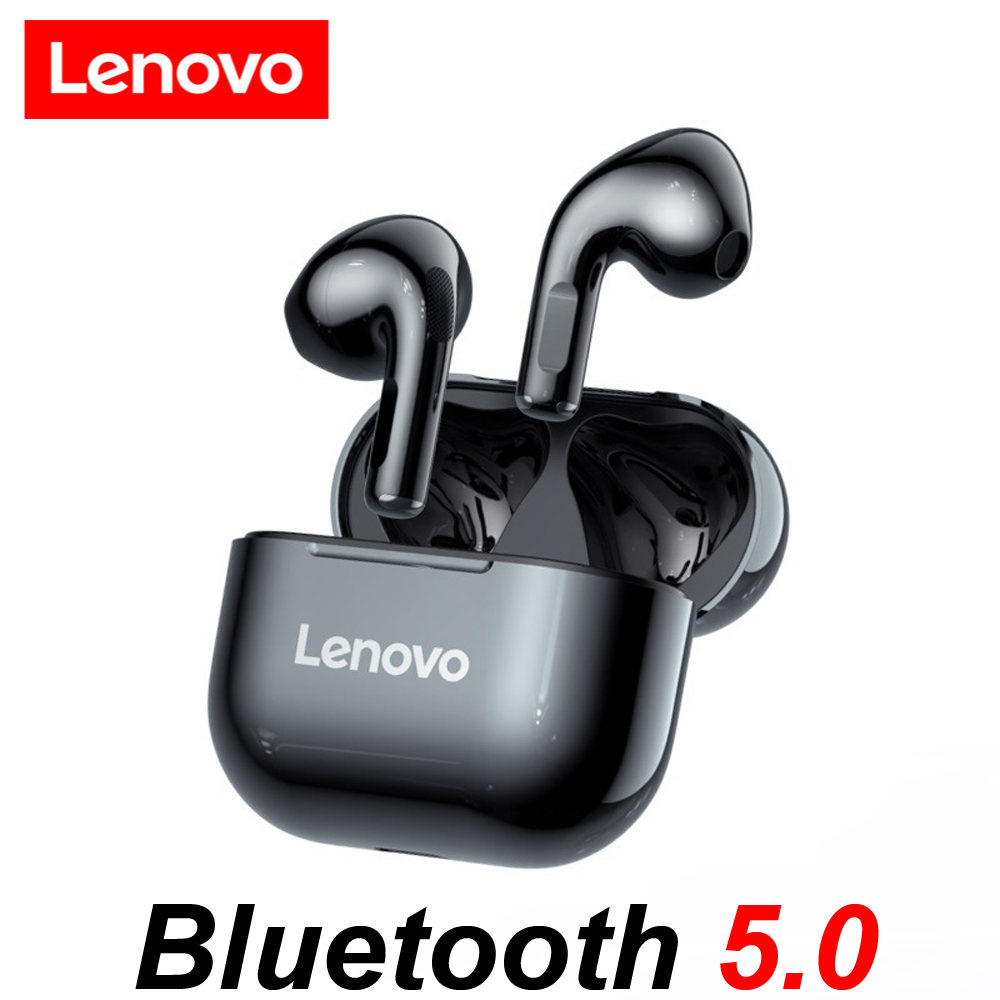 

Lenovo LP40 TWS Wireless Earphone Bluetooth 5.0 Dual Stereo Noise Reduction Bass Touch Control Long Standby 300mAH