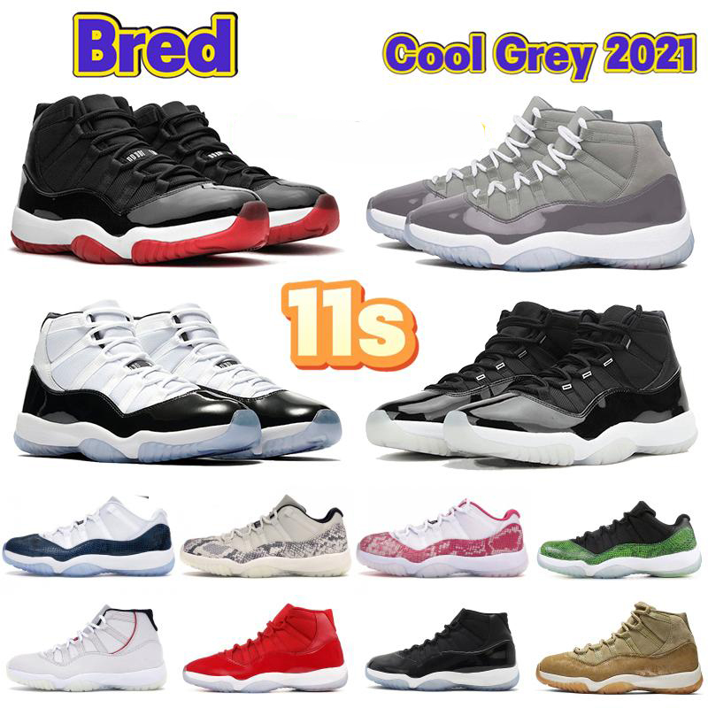 

Cool Grey High 11 11s Basketball shoes bred 25th Anniversary concord 45 pantone jam Men Women Trainers low legend white blue citrus platinum tint Snake Navy Sneakers
