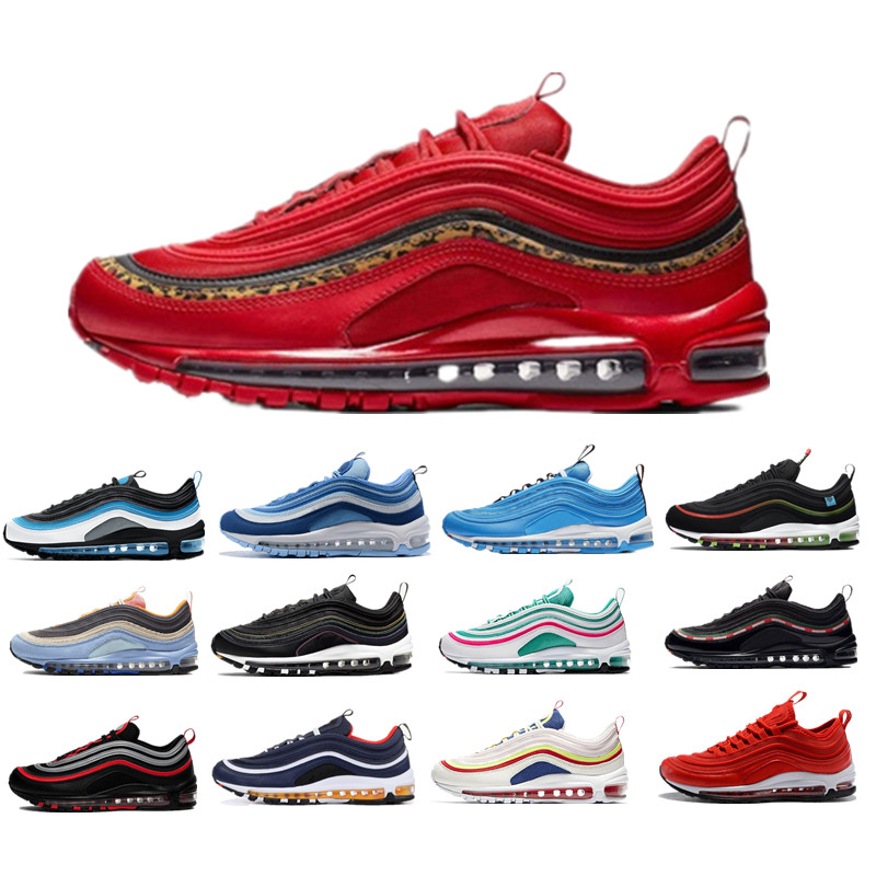 

Halloween Running Shoes for Mens Womens 97s MSCHF x INRI Jesus All Black UNDEFEATED Sean Wotherspoon Trainers 2021 Aurora Green Blue Hero Sneakers