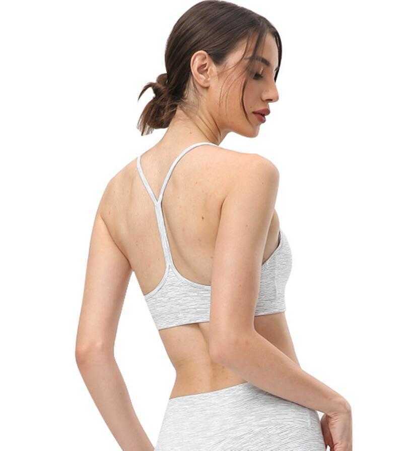 

L-20 Y Style Yoga Bra Women's Tank Tops Quick Dry Push Up Camisole Bras Gym Clothes Women Underwear Fahion Sexy Camis Vest, Black