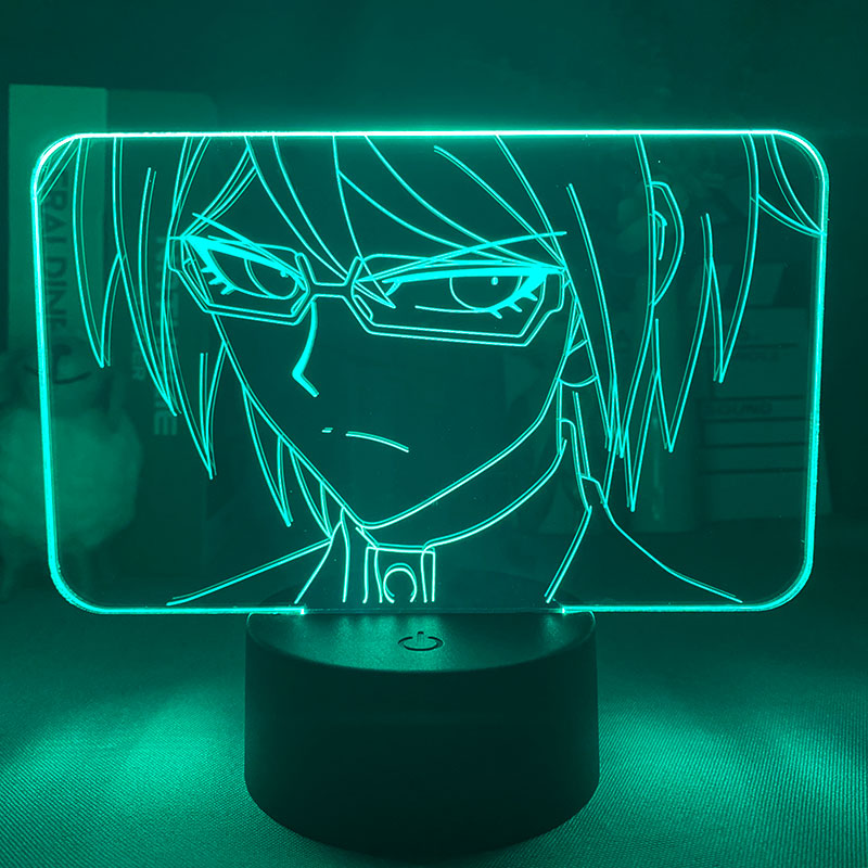 

3D LED Night Light Anime USB Lamp Byakuya Togami Danganronpa Bluetooth Speaker Acrylic Desk Nightlight Favorite Gift for Fans