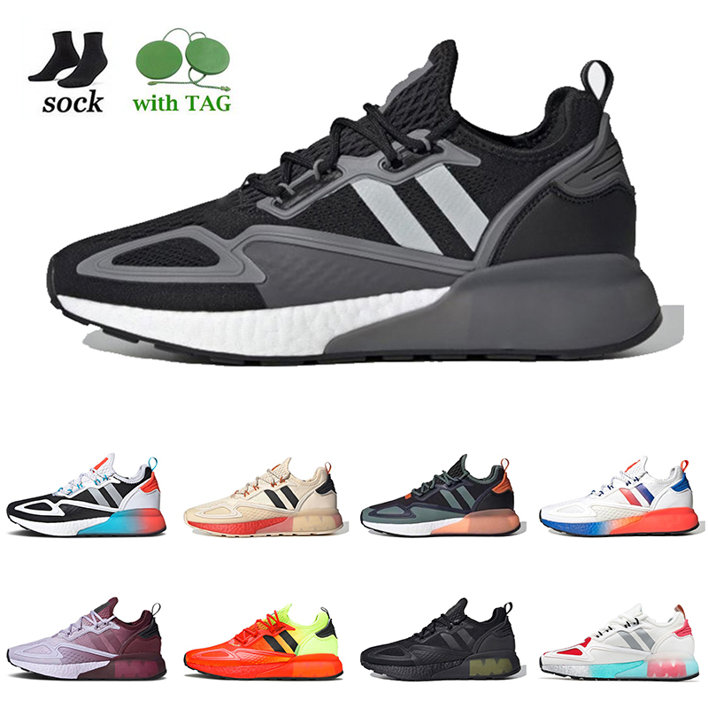 

ZX 2K Adds Black Grey 4D Mens Womens Outdoor Running Shoes Cloud White Multi Purple Tint Mars Exploration Fade Sole 2022 Designer Ultra Jogging Sneakers 36-45, D44 39-45