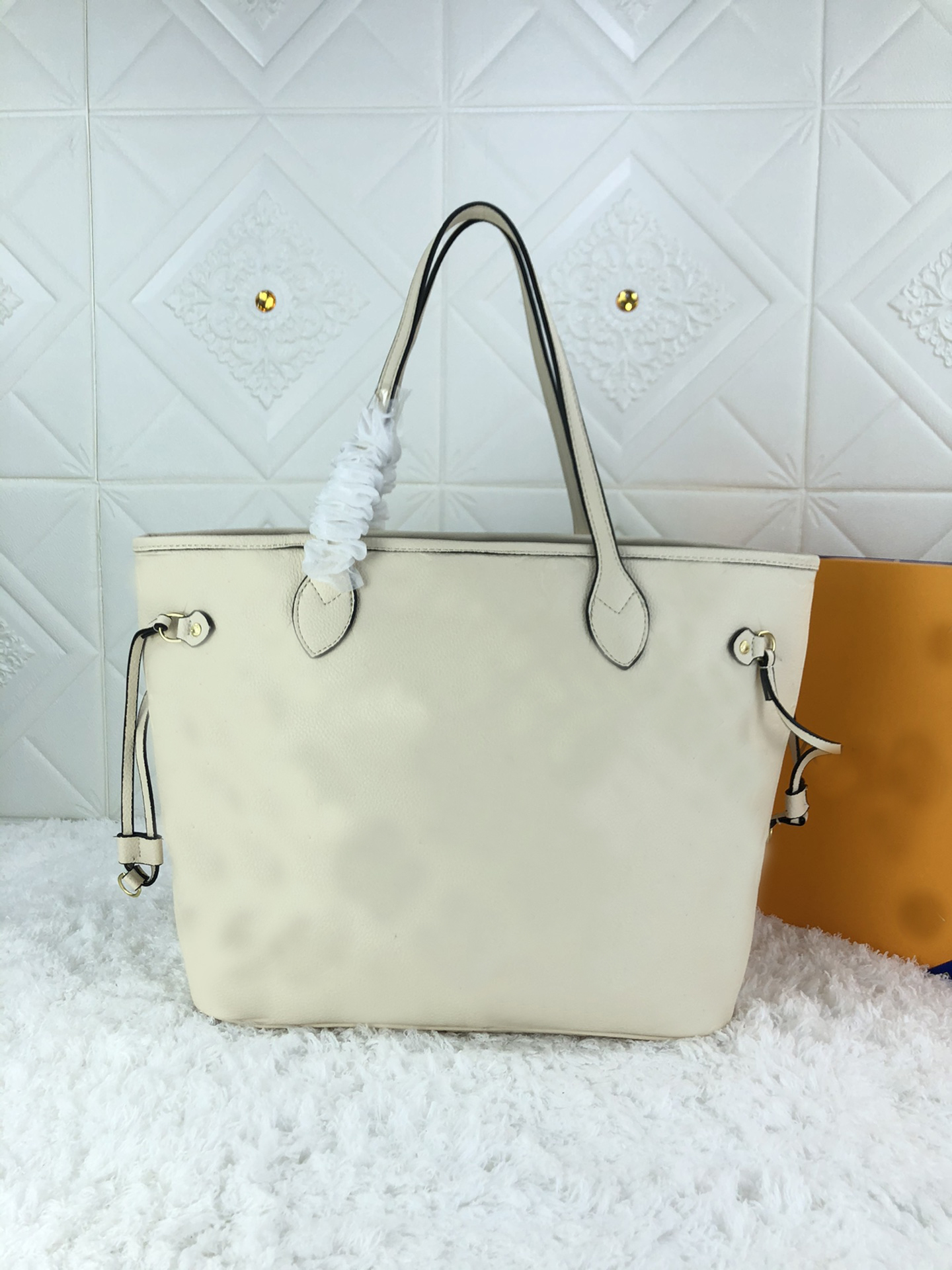 

2021Hots sale classic luxury designer bag Genuine Leather Clutch Fashion shopping handbag Never fulls MM tote crossbodys shoulder bags free ship 45684, M45684#white