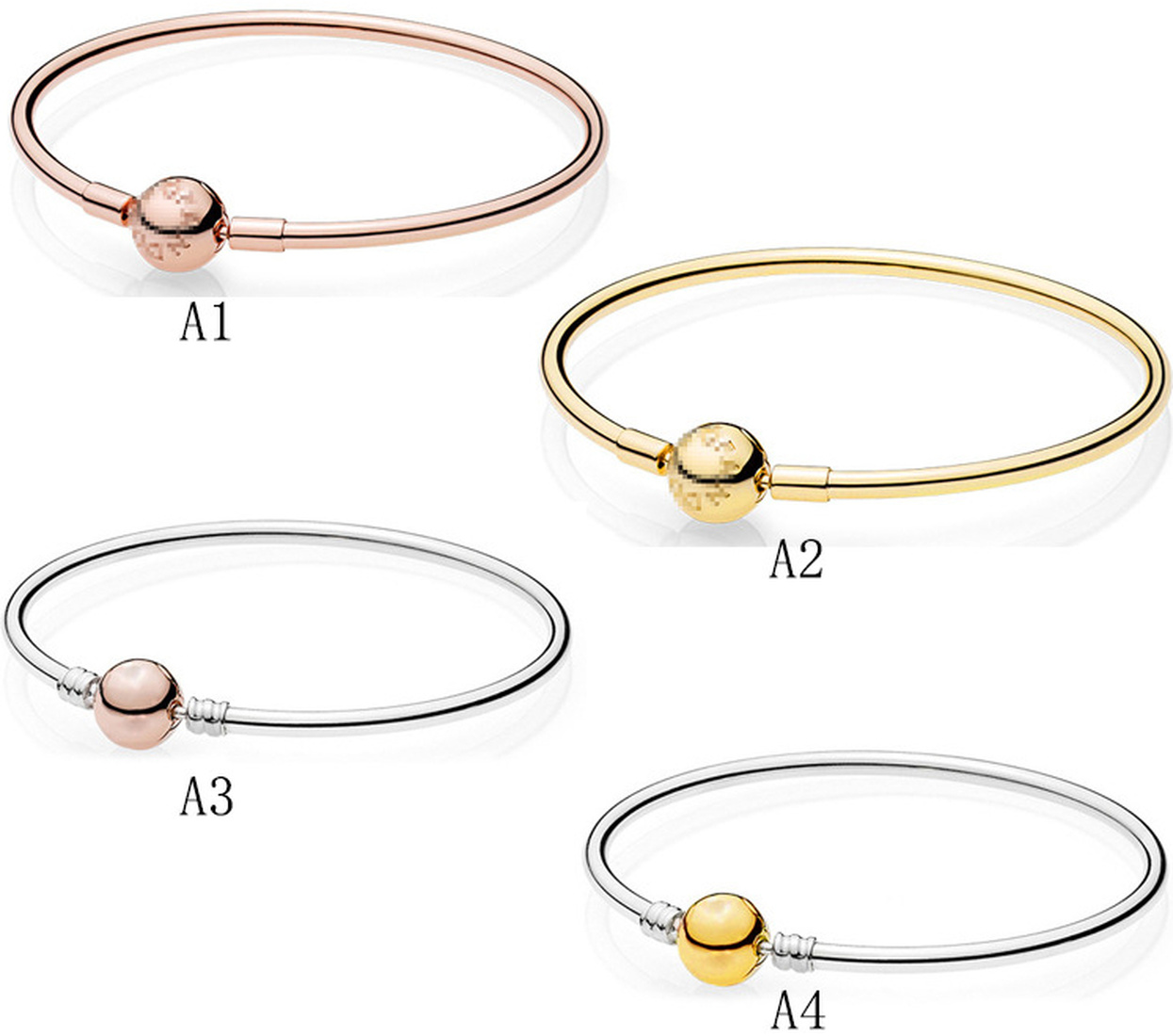 

Designer Jewelry 925 Silver Bracelet Charm Bead fit Pandora Bear Beads Charms For European Snake Slide Bracelets Beads European Style Charms, Black