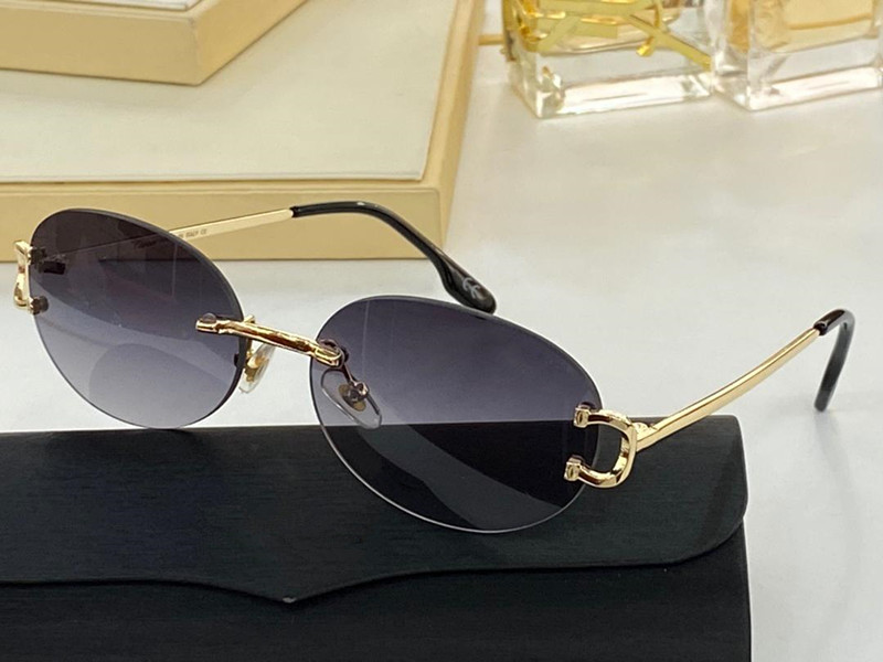 

Sunglasses For Men and Women Summer style Anti-Ultraviolet Retro Egg type Plate Frameless Fashion Eyeglasses Random Box 0124