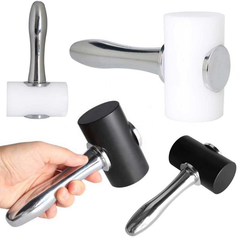 

Craft Tools T Shape Leather Nylon Hammer With Aluminum Handle For Carving DIY Handmade Mallet Tool FAS6