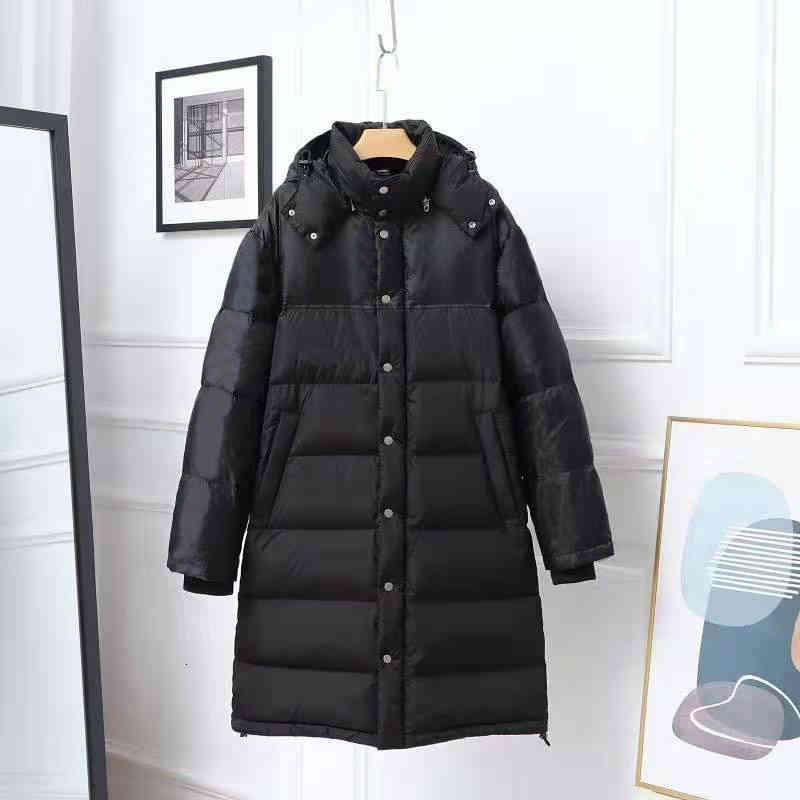 

Men's Down & Parkas Men Coat Thick Warm Hooded Casual Letter Print Jacket Outdoor Fashion Unisex Button Outerwear High Quality Parka Coats Z1A5, Blue