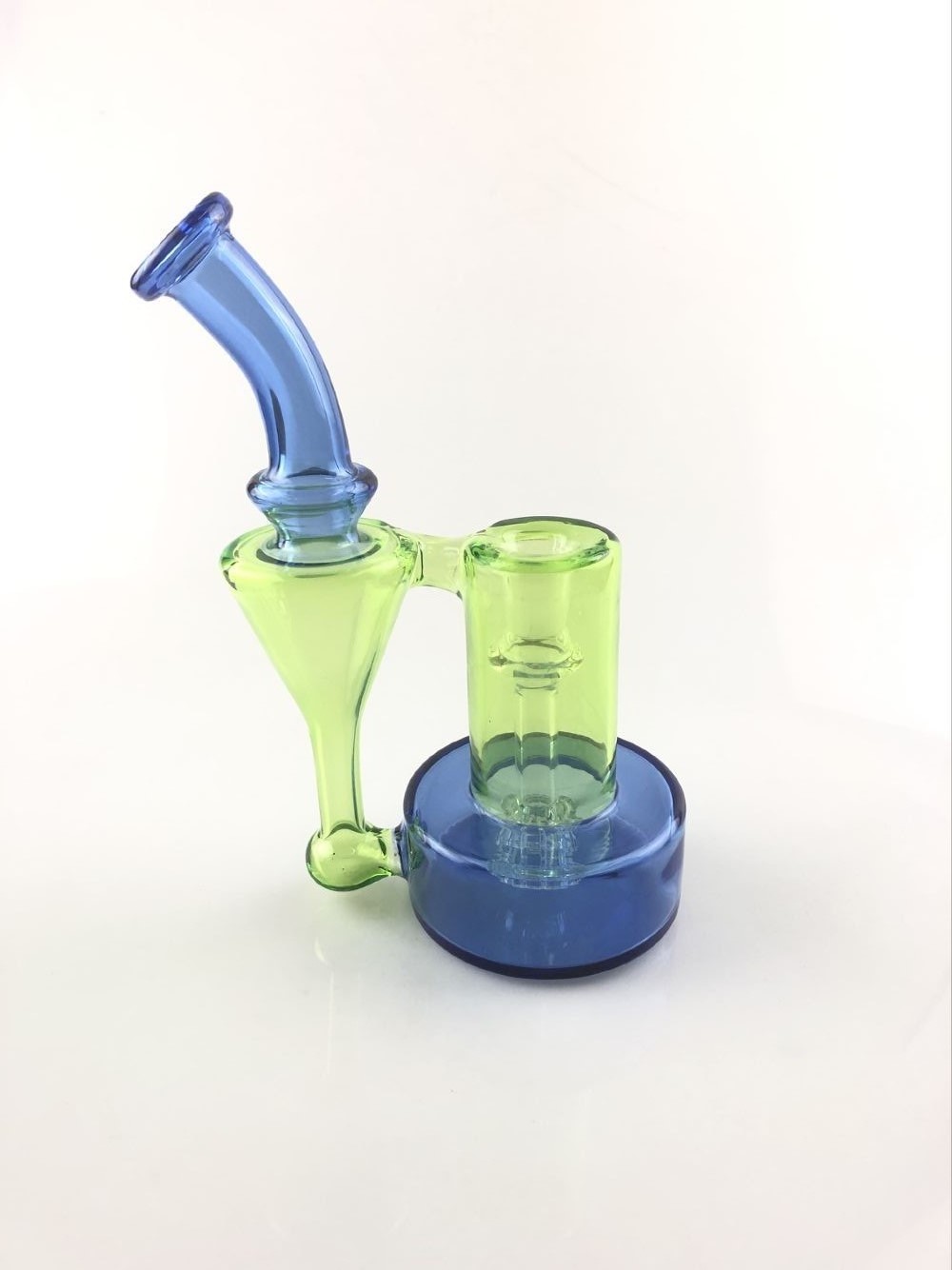 

rbr,color with green and blue,smoking,glass bong