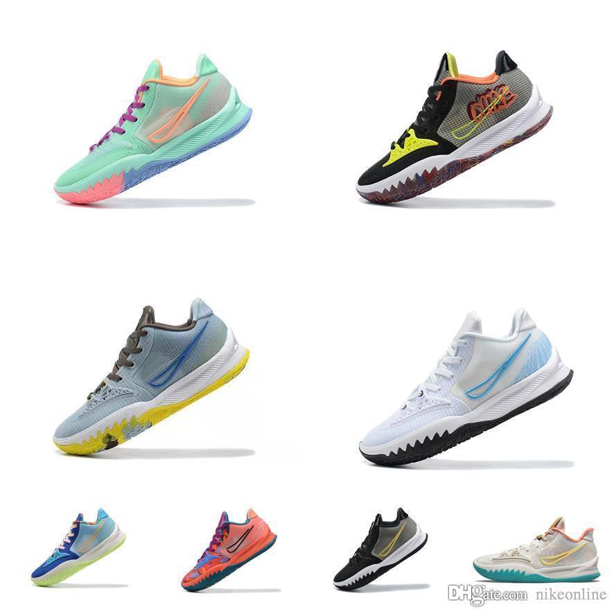 

Womens Men Irving Kyrie low 4 shoes youth kids Kyries 4s iv sneakers tennis Keep Sue Fresh South Beach Green Black Gold Unite the World Whit