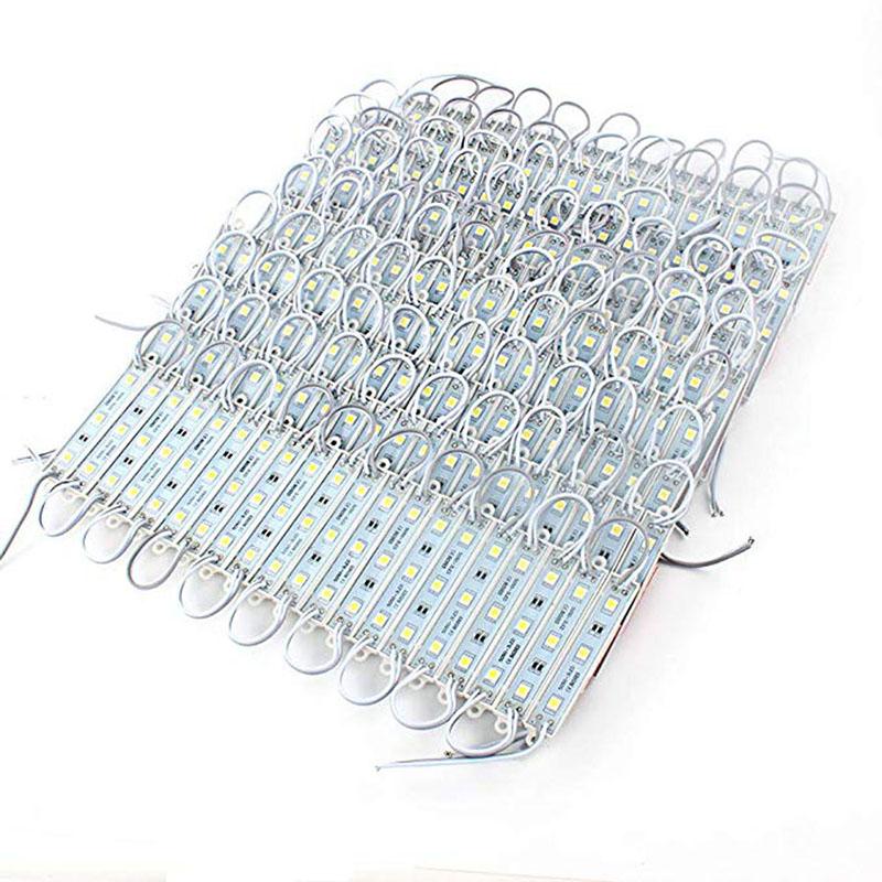 

Modules 20Pcs 3 Led SMD 5054 12V Cool White Brighter For Sign Letters Advertising Store Front Lights