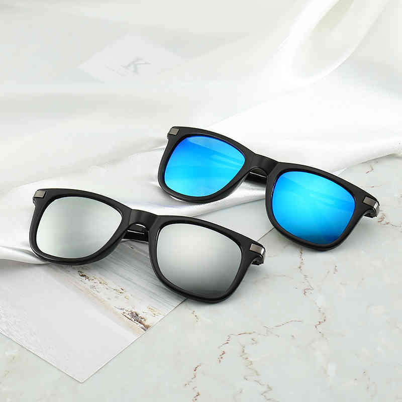 

2021 fishing polarized sunglasses men driving hipster male glasses