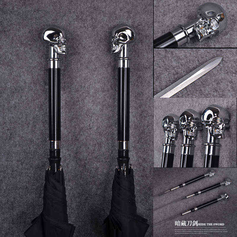 

Sword Katana Umbrella Long Handle Large Windproof Uv Protection Business Adult Umbrella Fashion Paraguas Mujer Rain Gear BD50UU H1221