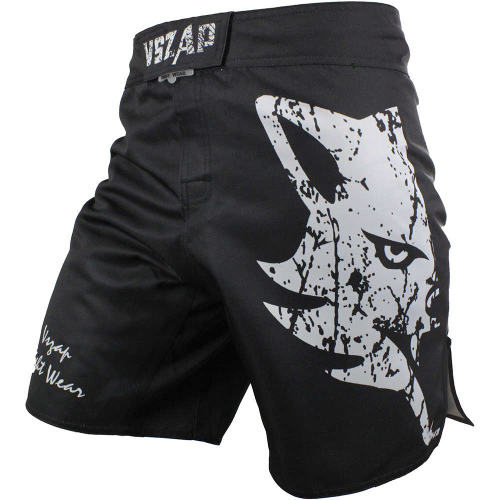 

short MMA thai shorts VSZAP GIANT fight poison extensive combat male fitness muay beach kick boxing broken, White;black