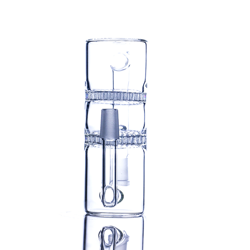 

90 degrees ash catcher double honeycombs perc ashcatcher different colors for glass bong