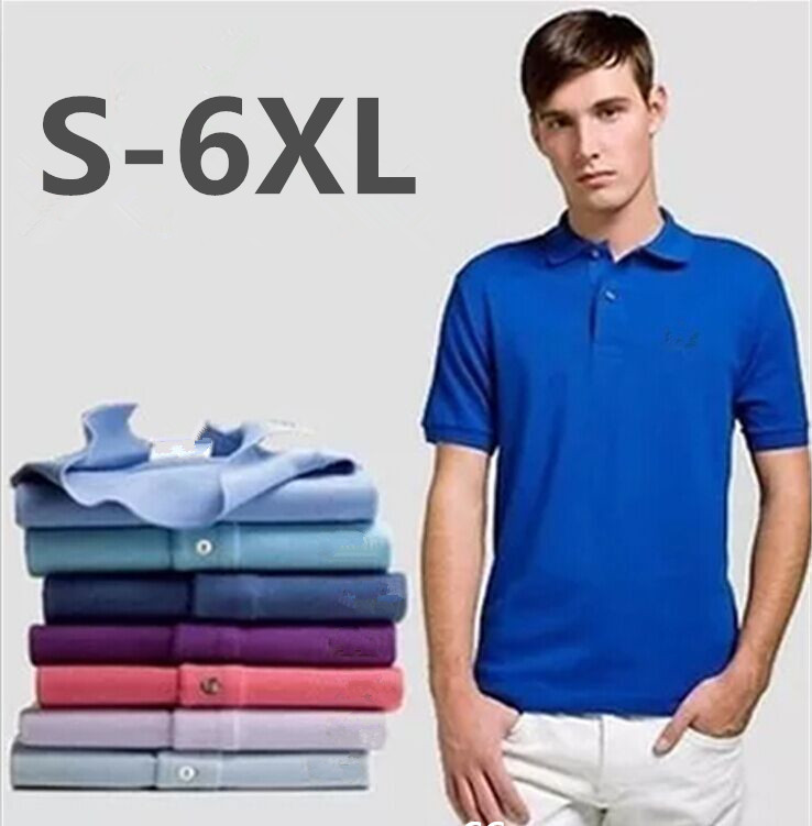 

Summer Male Big Small Horse Crocodile Embroidery Polo Casual Short Sleeve Cotton Shirts Mens Tees Brand Clothing, White;black