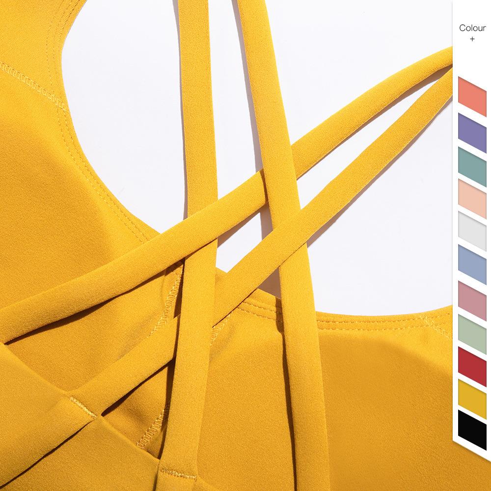 

2021 Lulu Fitness Apparel with Athletic Elastic Ladies Sweatshirt Lu Naked Beauty Back Underwear High Strength Running Vest Style Skinny and Cutty, I need look other product