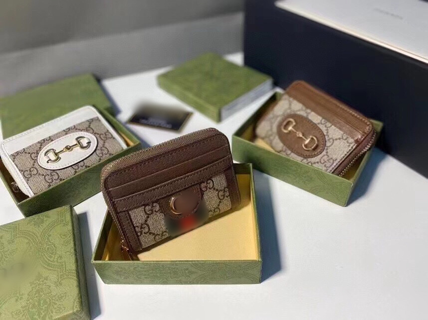 

[top quality]GGs 1955 Horsebit Vintage short wallets Ophidia coin purse LOUISS VUTTONS LVs YSLs men/women clutchs card bag designer handbags luxury shoulder bags, Reinforced packaging