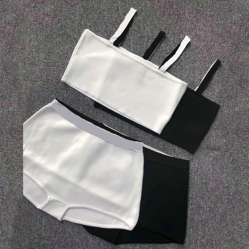 

Luxury Knitted Swimsuits Letter Printed Swimming Wear High Quality Knitting Bra Beachwear For Holiday Beach Swimming Wear