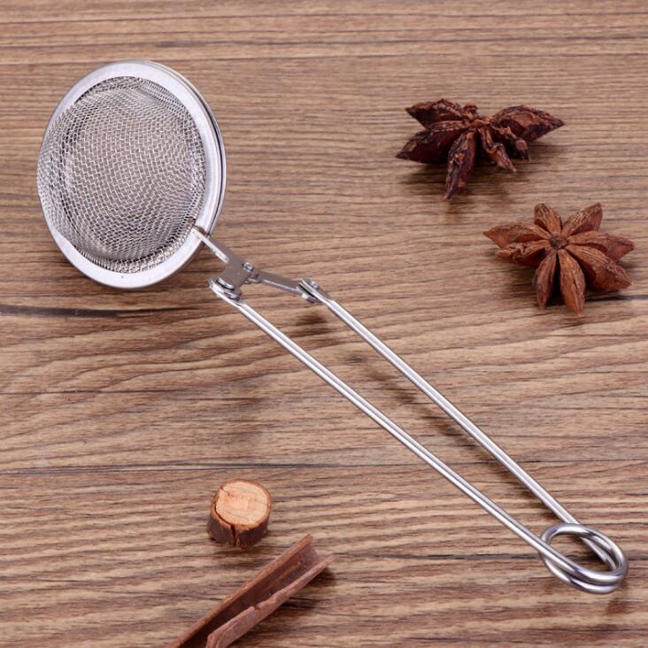 

Tea Infuser 304 Stainless Steel Sphere Mesh Strainer Coffee Herb Spice Filter Diffuser Handle Ball