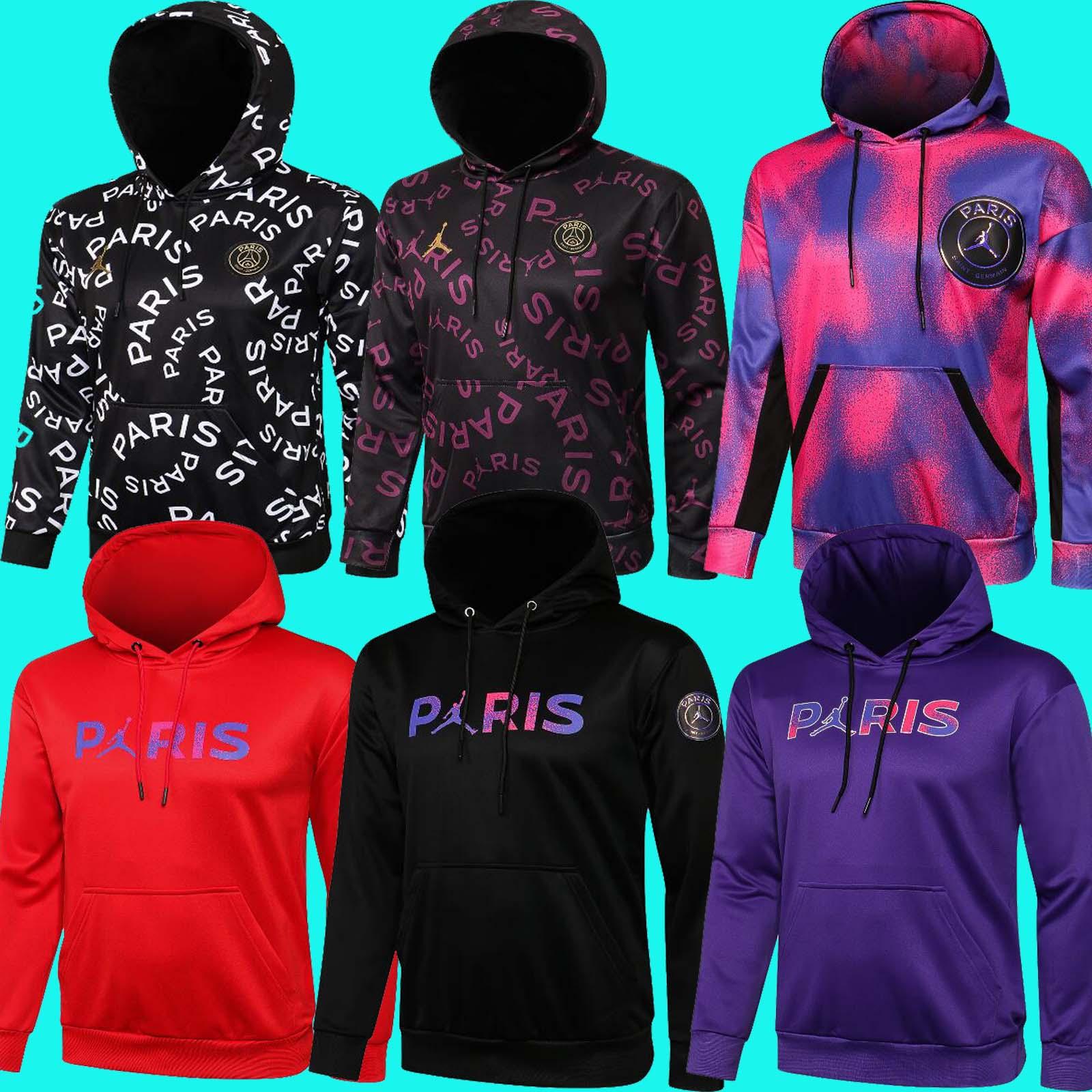 

PSG Hoodie jacket kit soccer survetement de football 21 22 Paris Saint-Germain Training suit Training suit sportswear Windbreaker football Jersey Jordan, F318#