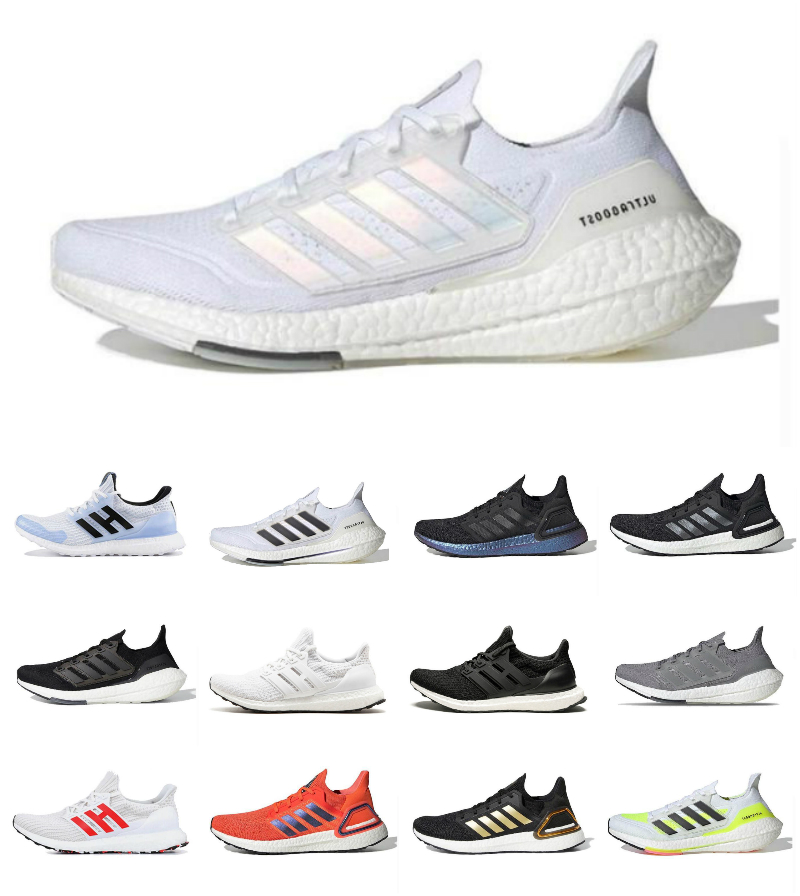 

2022 Ultraboosts 20 21 UB 4 6.0 Running Shoes Mens Womens Ultra Se Triple White Black Solar Grey Orange Global Currency Gold Metallic Run Chaussures Trainers Sneakers, Bubble package bag