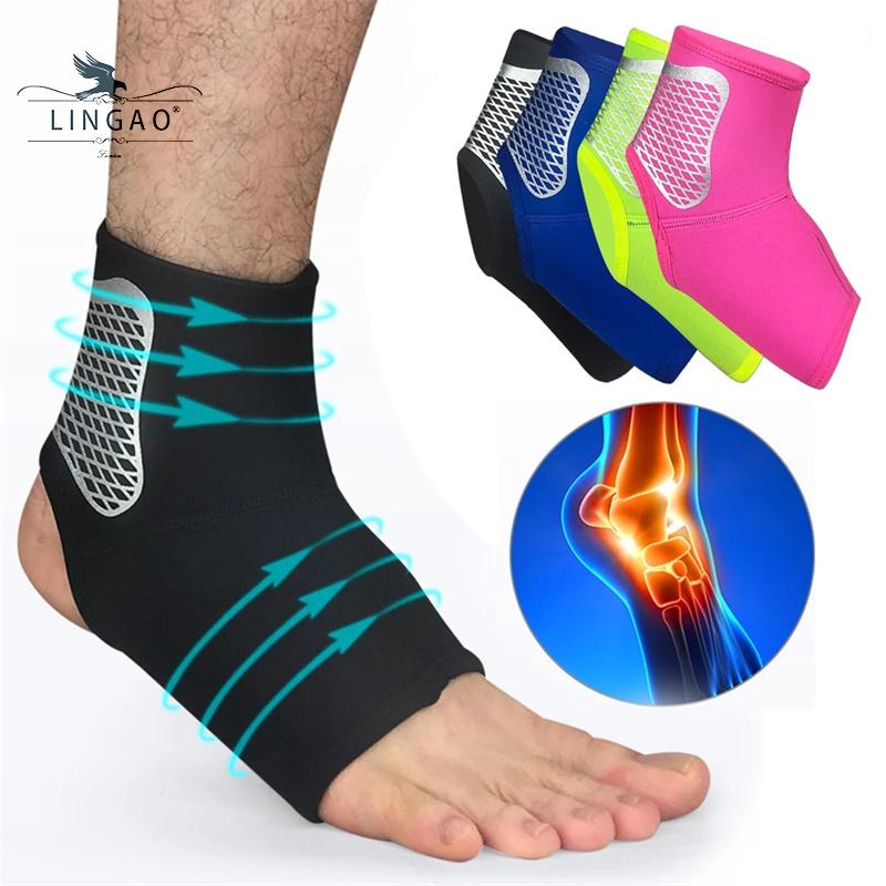 

Ankle Support 2 Pcs Sport Protect Strap Brace Elastic Outdoor Sports Equipment Safety Running Basketball, Black