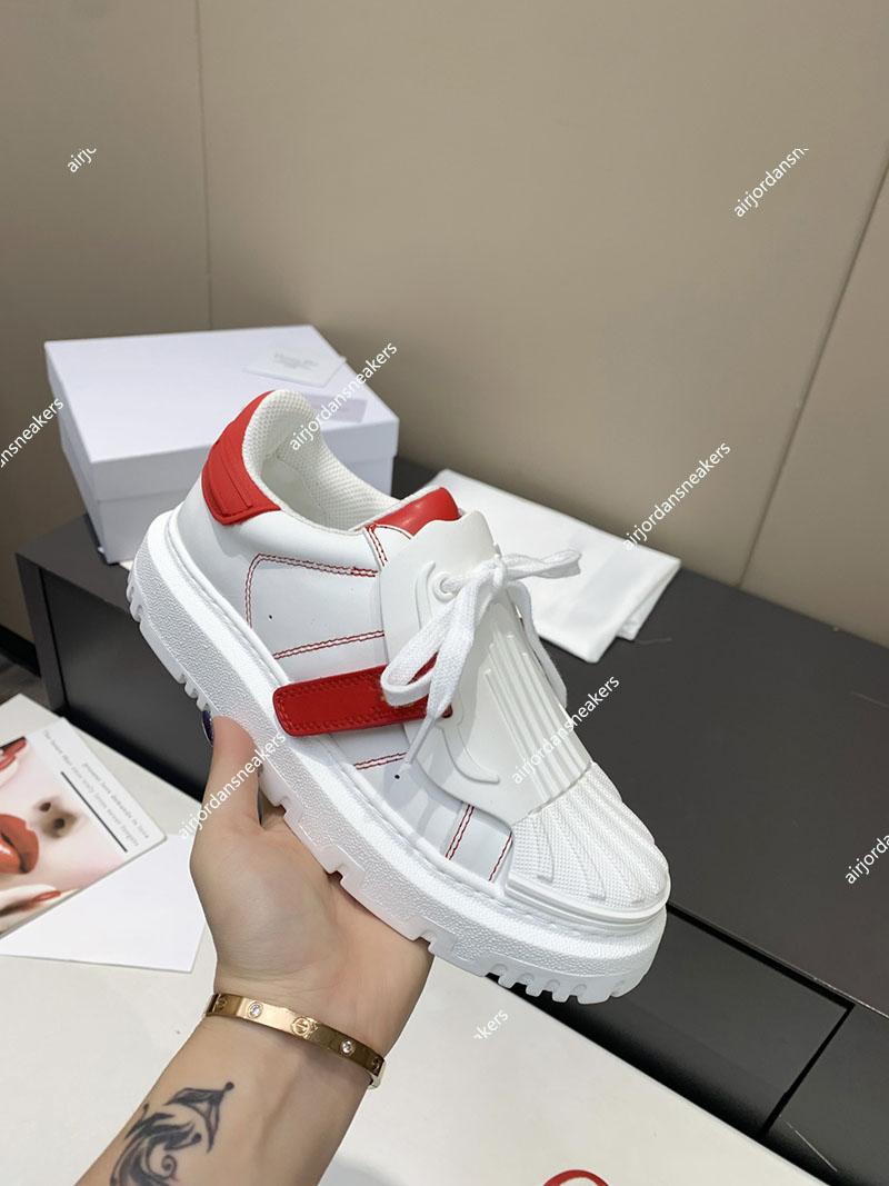 

2021 womens shell-toe white casual shoe Italy luxury design Shoes all-match leather thick-soled Retro Patchwork ID sneakers size 35-40, Box