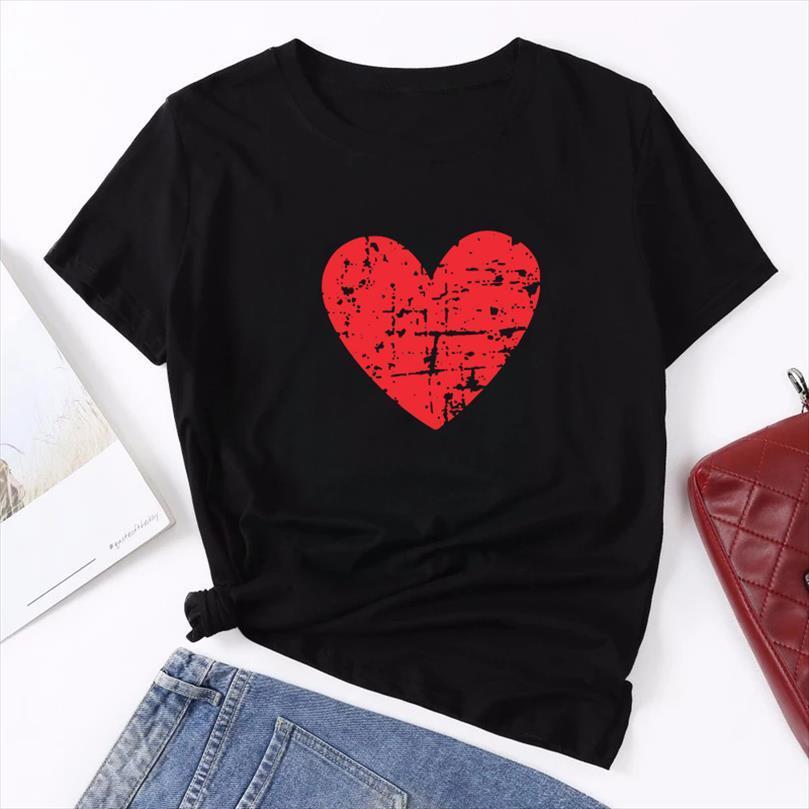 

red big heart men mens valentines harajuku love printed summer short sleeve cute tee for clothing, White;black