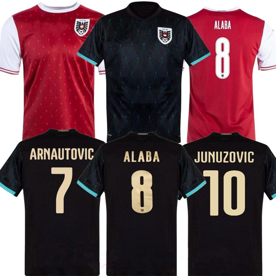 

2021 European Cup Austria National Team JUNUZOVIC soccer jersey GRILLITSCH ARNAUTOVIC ALABA SABITZER men kids football shirts uniforms jerseys, Color 2