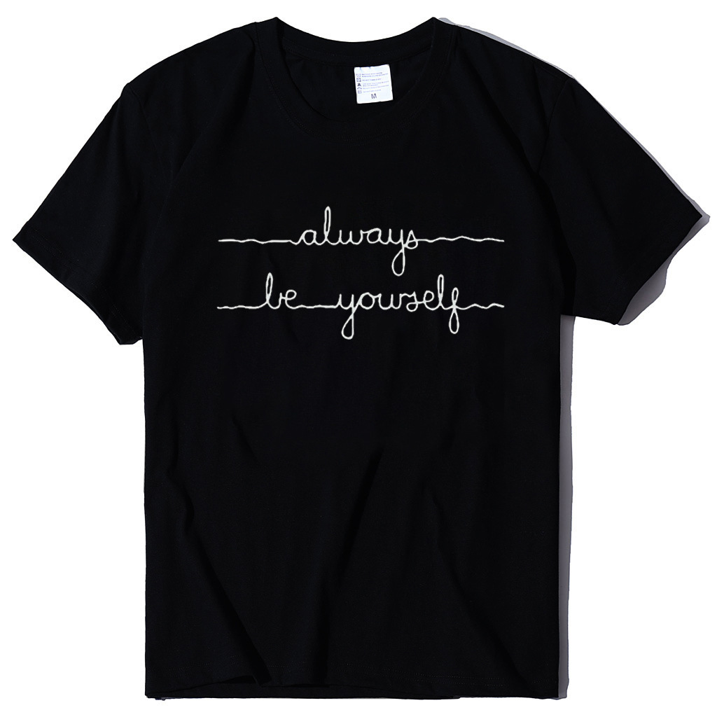 

summer frh and sweet pullover black printed short sve t-shirt, White