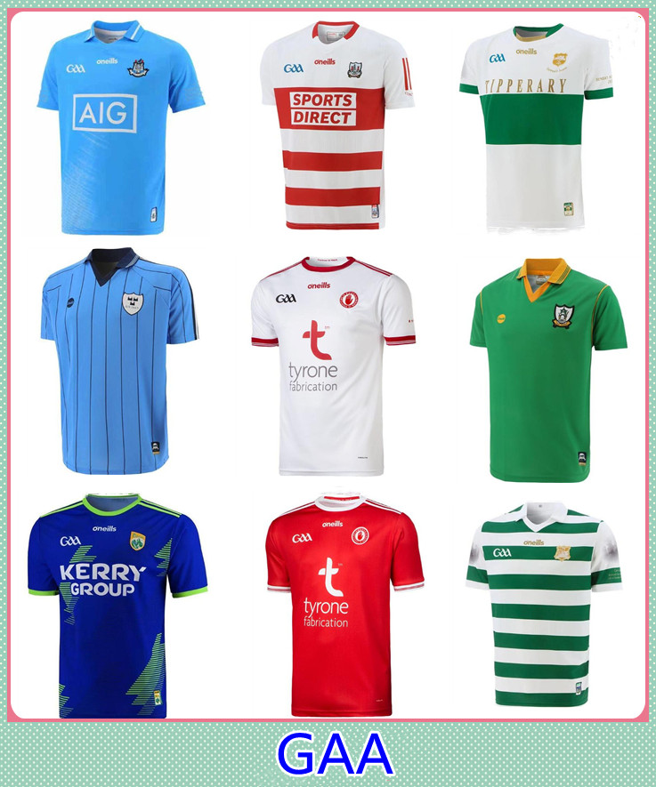 

20 - 21 Dublin GAA Home Jersey CAILLIMH TIPPERARY ÃTH CLIATH shirt DAVID TREACY TOM CONNOLLY 2021-21 Rugby shirts S-5XL, Black;gray