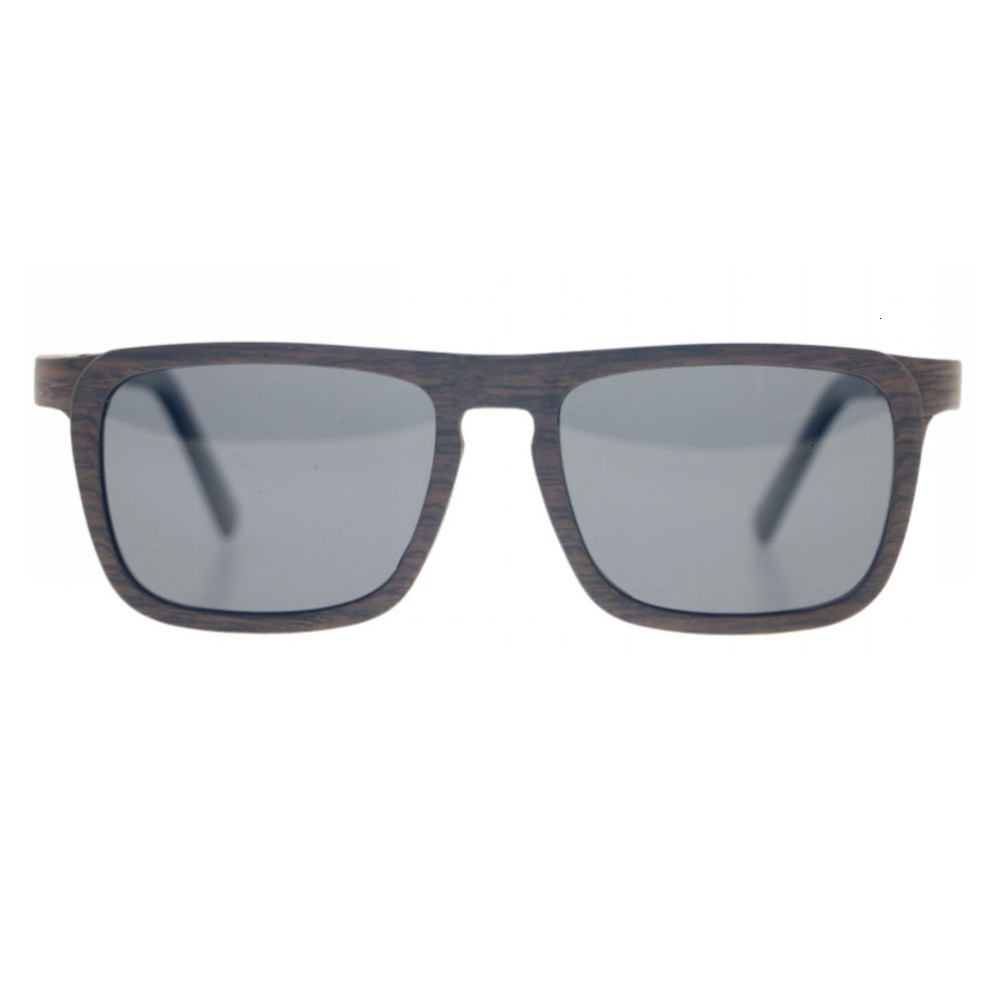 

Highend accessories Black wooden sunglass wholale nature wood square sun glass