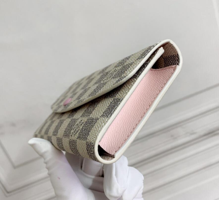 

high quality Louis bag vitton long wallet 2021 Leather women luxury Fold Over Purses top quality card holder Coin Pouches cl, Red;black