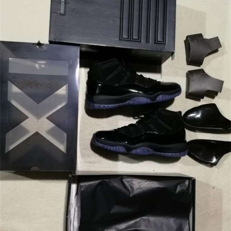 

Cap And Gown Blackout 11s prom night 11 Real carbon fiber Top Quality Gym Red Gamma blue Midnight Navy Basketball shoes Concord lesliecheung