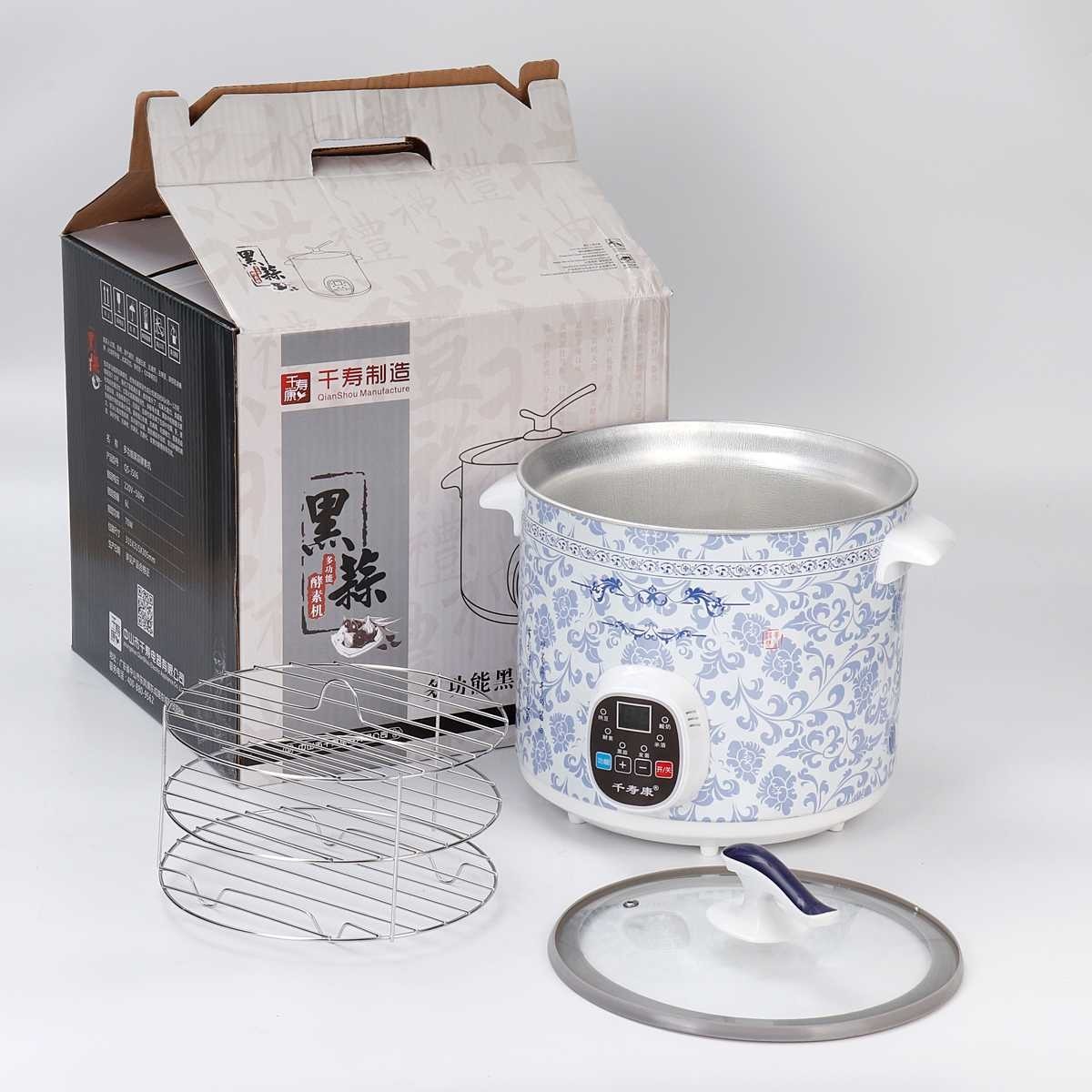 

6L Automatic Black Garlic Fermenter Home DIY Multifunctional Zymolysis Yogurt Maker Natto Rice Wine Maker Machine Cooking Tools