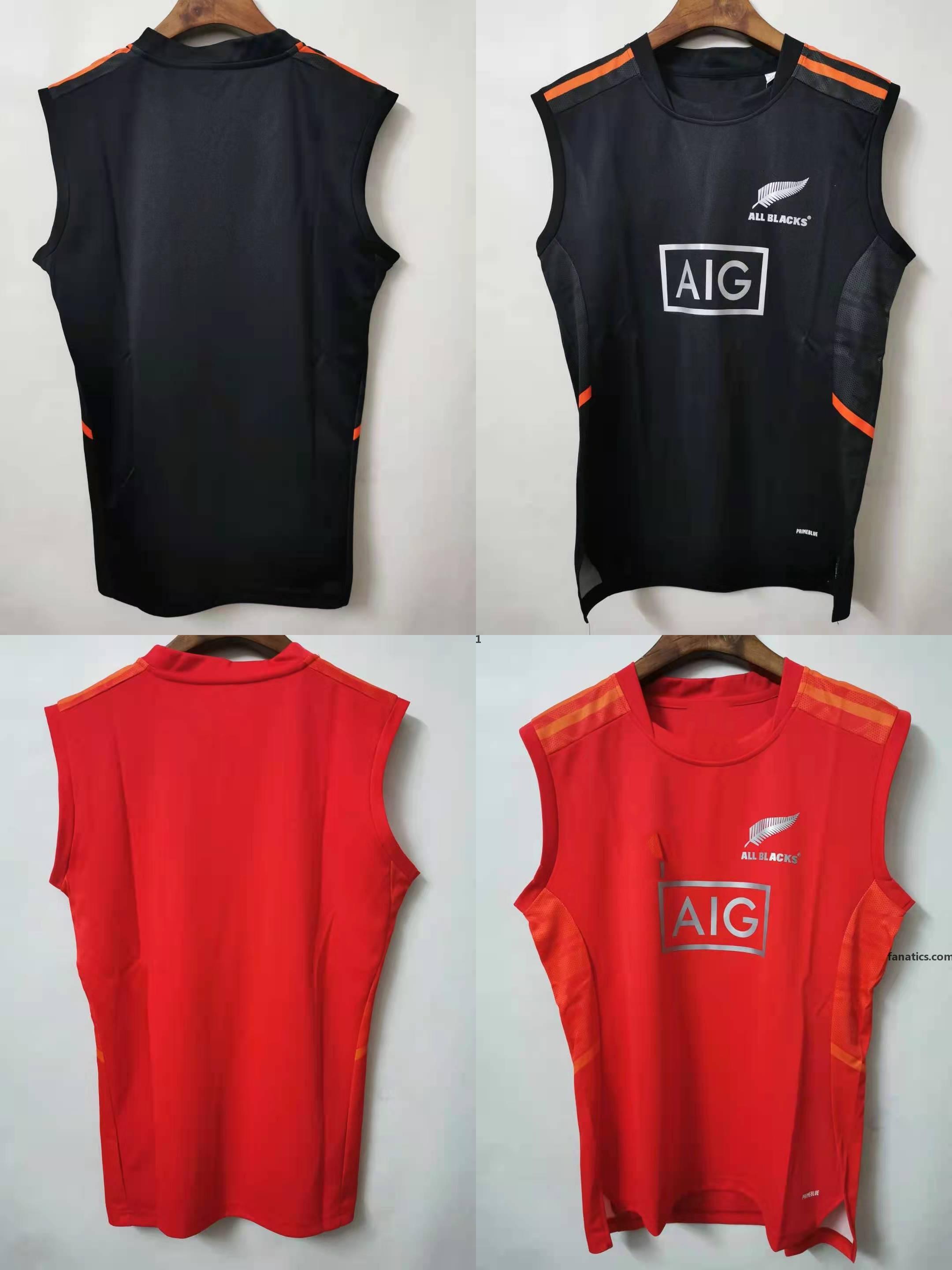 

2021 All Black Rugby Jerseys 19 20 World Cup Home Away And training suit POLO Red Black Vest shirts S-3XL, Black;gray