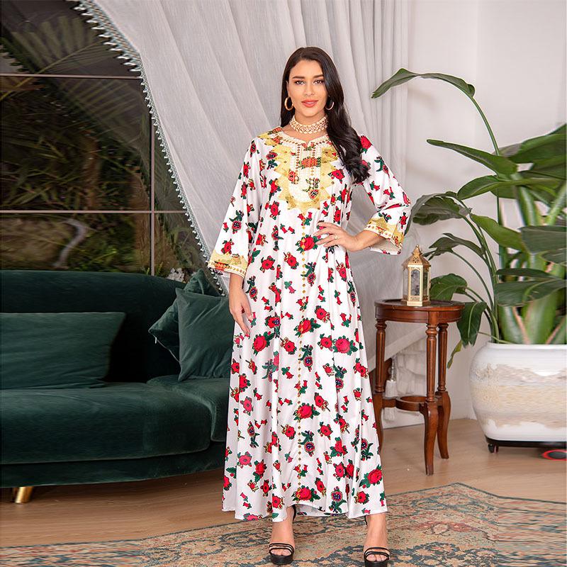 

Ethnic Clothing Eid Mubarak Abayas For Women Dubai Abaya Turkey Muslim Fashion Hijab Dress Ramadan Islam Kaftan Robe Musulmans Jalabiya
